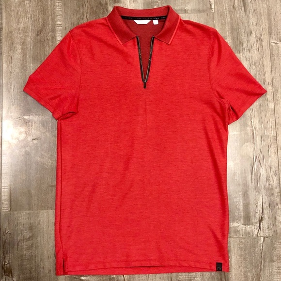 Calvin Klein Other - Calvin Klein Dress Polo Zipper Shirt - Small Calvin Klein Other - Calvin Klein Dress Polo Zipper Shirt - Small